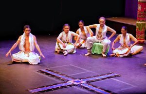 Students of the Nrityanjali Dance Theatre in The Divine Flute 2015.