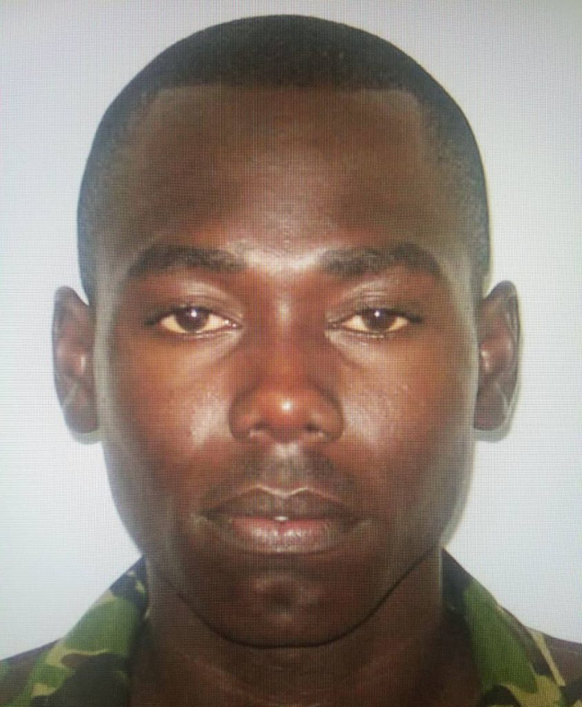 Soldier Marcus Gay, who was killed in a shootout at a wake in Moruga on Monday night.