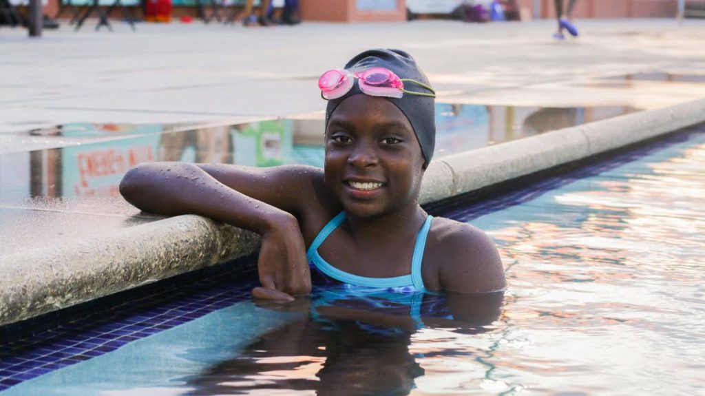 Joy Blackett is making a huge spash in competitive swimming.   