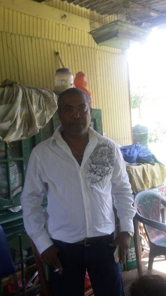 Ricky Lochan 48, an ex-Caroni Ltd worker who was gunned down near his Golconda home in the early hours of Saturday morning by an unknown assailant. 
 
