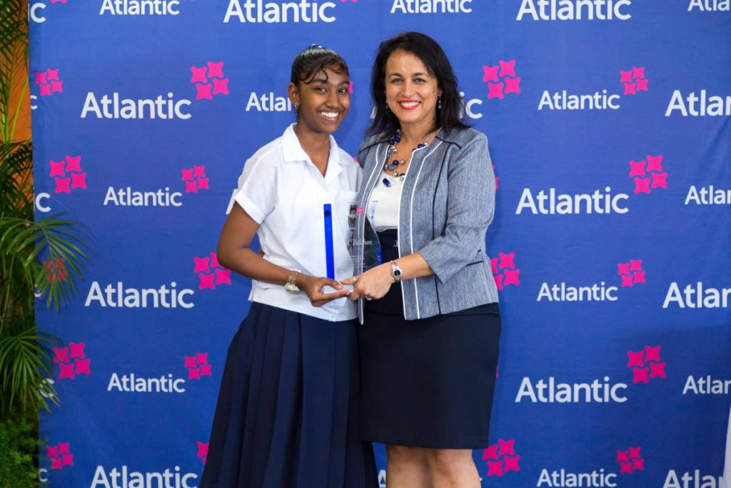 Atlantic inducts 2017 Point Fortin's Finest: Lexi Balchan Top SEA student inducted in Atlantic's 