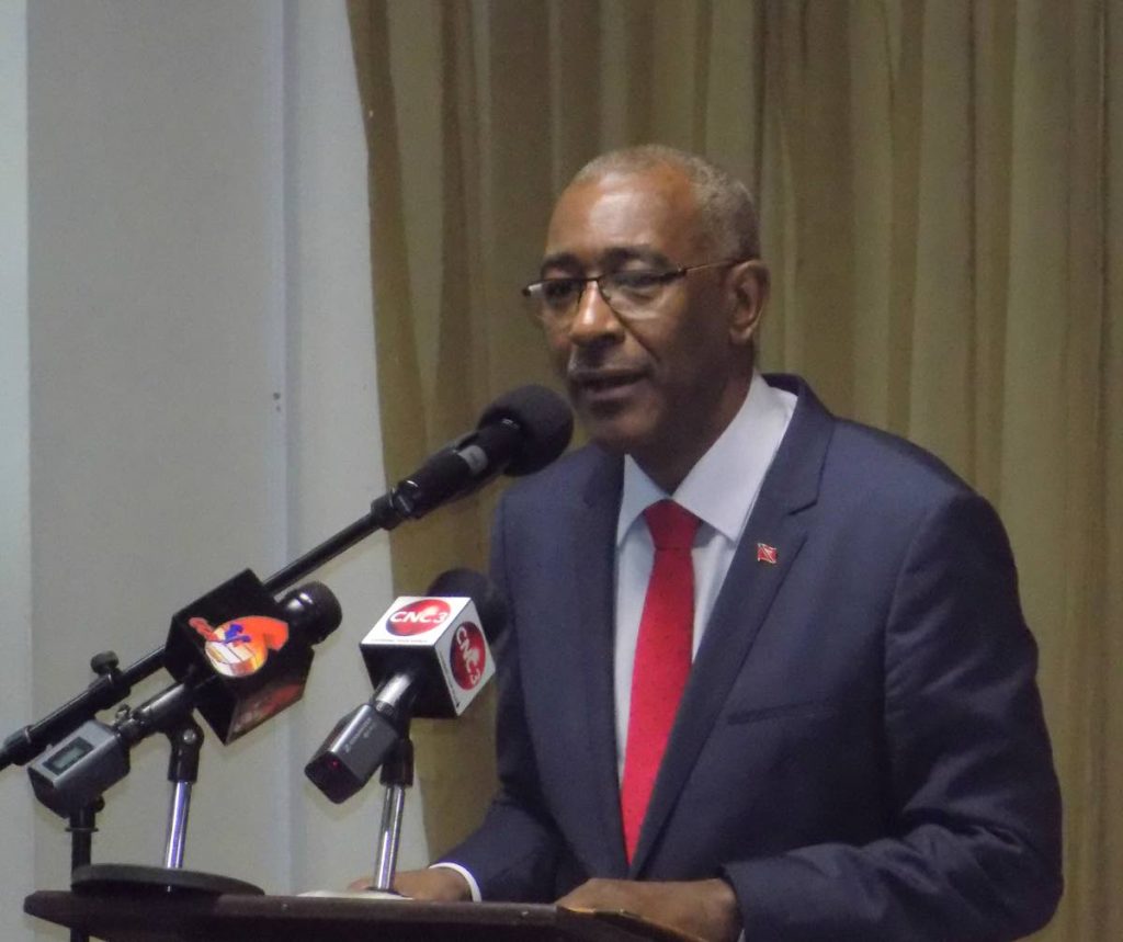 Minister of Public Utilities Robert Le Hunte. PHOTO BY SHANE SUPERVILLE.