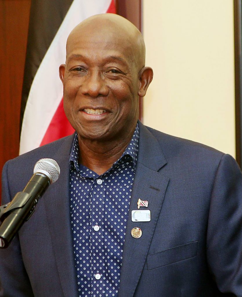 Prime Minister Keith Rowley. FILE PHOTO