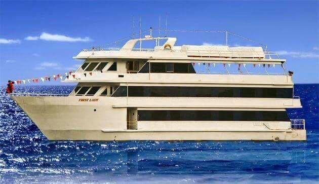 The First Lady party boat which sank on Saturday.