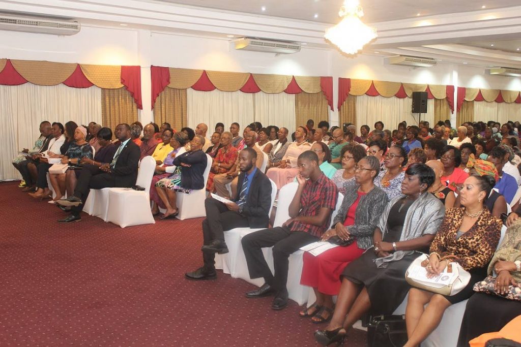 A cross-section of participants at the opening of the Moravian Womens Conference at the Rovanels Resort last Wednesday.