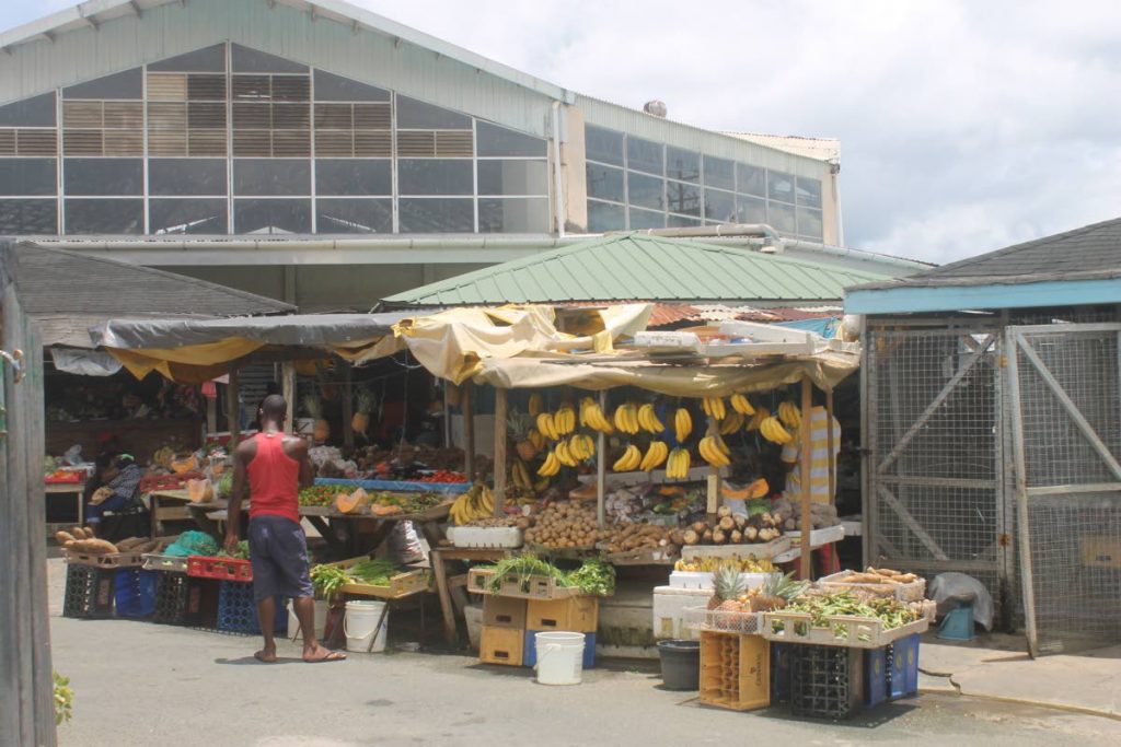 File photo: Market produce on display outside the Scarborough market on Wilson Road. 