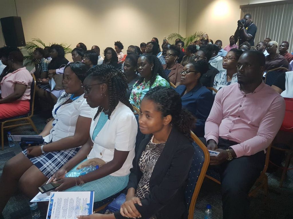 A cross section of attendees at Mondays Thanksgiving Service at the Victor E Bruce Financial Complex in Scarborough to start Finance Week.