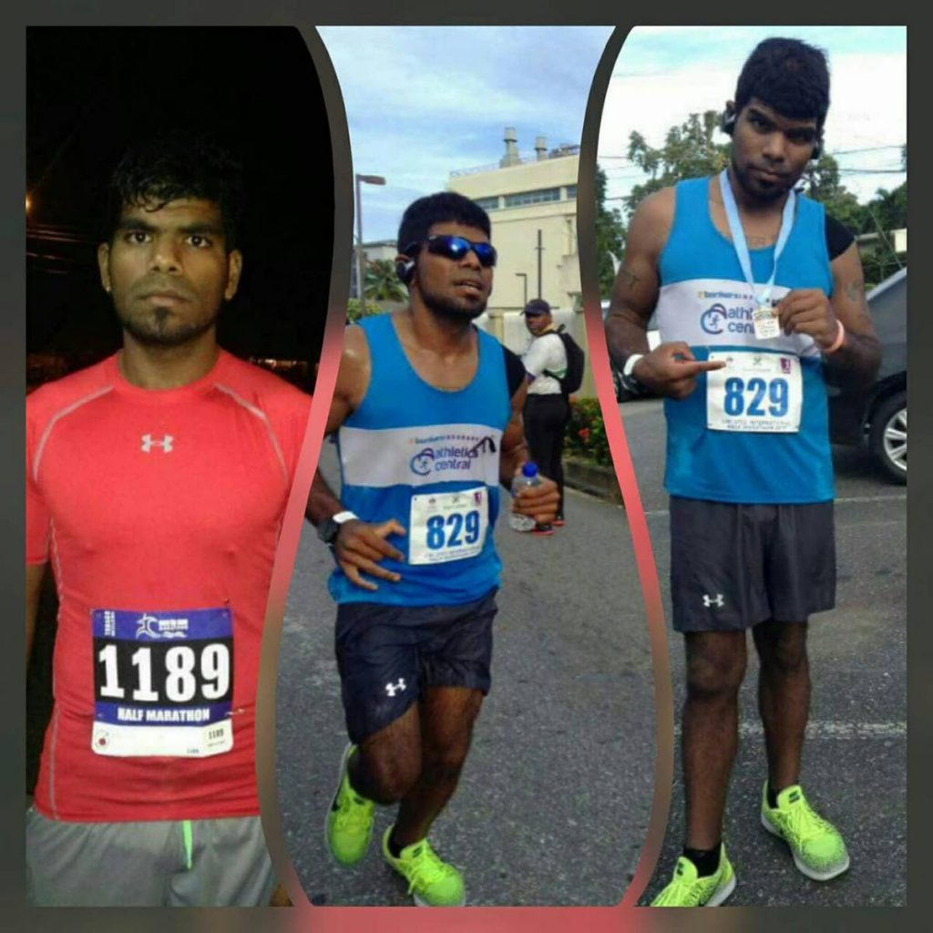 A composite photo of Nishad Radhay who was killed at his home on Cameron Street, Balmain, Couva early this morning.