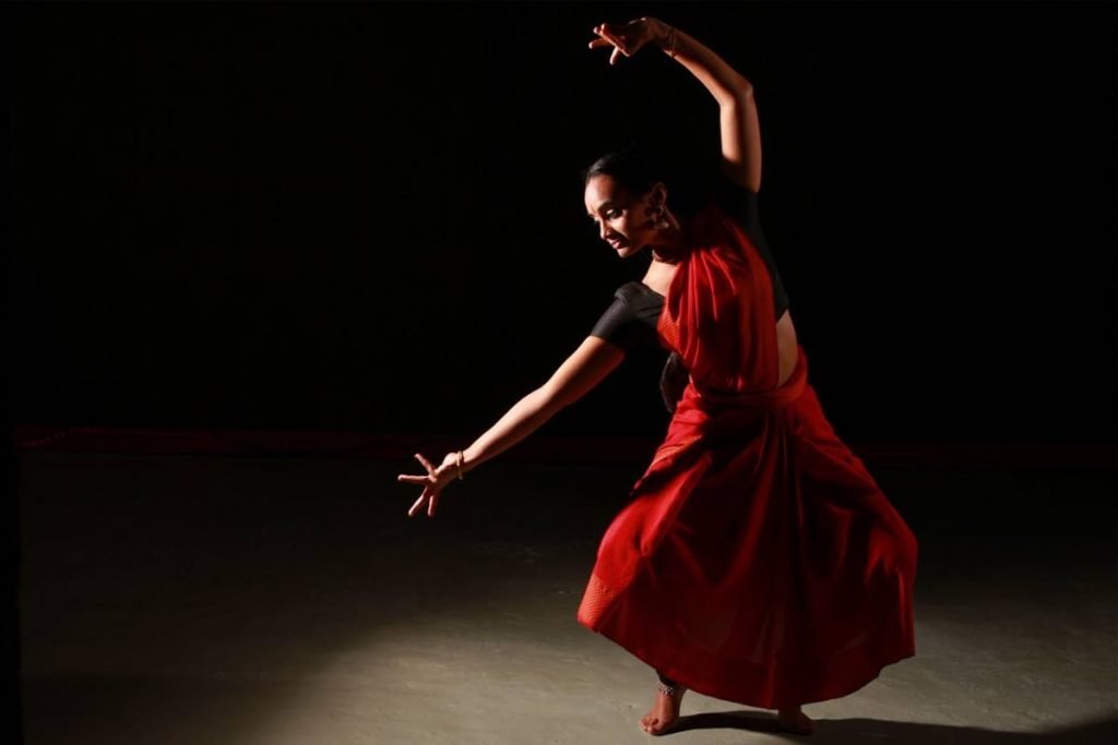 Alana Raja - cassical Bharatanatyam dancer.