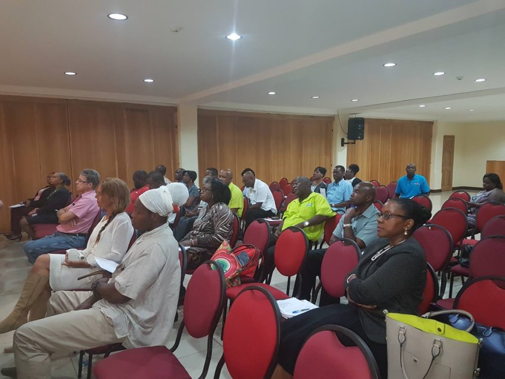 Tobago tourism stakeholders at a consultation on the Trinidad and Tobago Tourism Regulatory and Licensing Authority (TTTRLA) Bill, 2017, hosted by the Ministry of Tourism in Tuesday at the Tobago Nutrition Co-operative Society in Canaan.