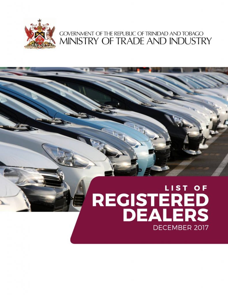 Cars in a row. PHOTO COURTESY THE TRADE AND INDUSTRY MINISTRY