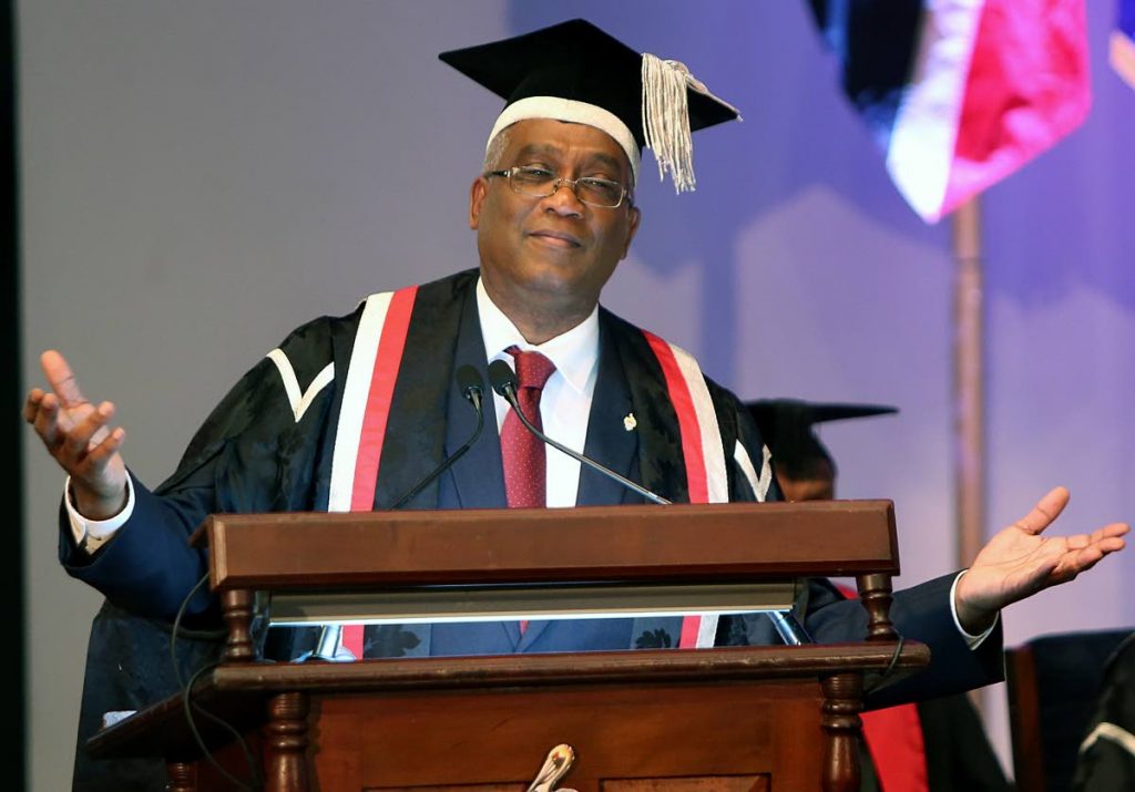 UWI St Augustine campus Principal Prof Brian Copeland.