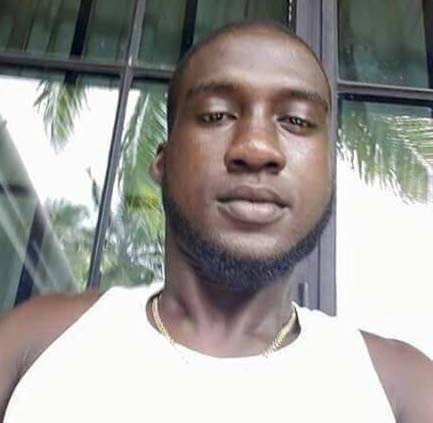 GUNNED DOWN: Jeremiah Stephen, shot dead in his girlfriend’s home in Claxton Bay yesterday.