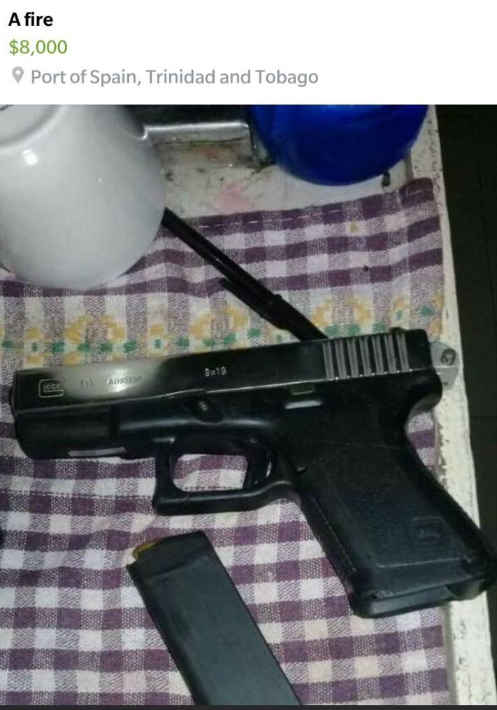 Chaguanas Man Tries Selling Gun On Facebook