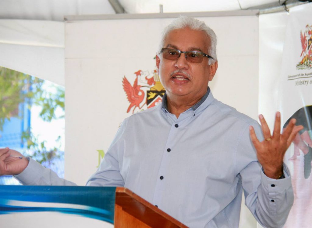 File photo: Minister of Health Terrence Deyalsingh. 
PHOTO BY ANIL RAMPERSAD.