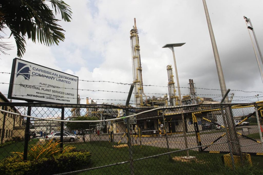 Caribbean Nitrogen Company Limited, located at the Point lisas Industrial Estate, Point Lisas,, CNC has shut down operations due to a lack of a Gas agreement with National Gas company 


Holder                     25-1-18