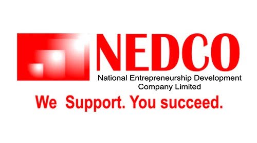 Logo of the National Entrepreneurship Development Company Limited (NEDCO).