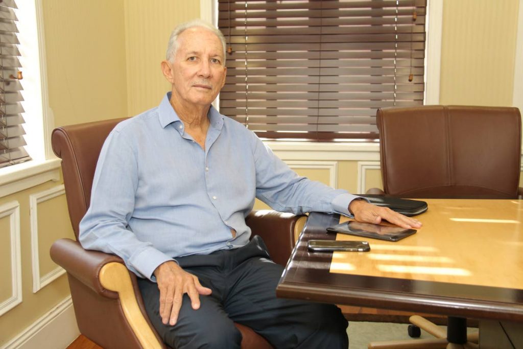 Petrotrin chairman Wilfred Espinet. PHOTO BY JEFF K. MAYERS