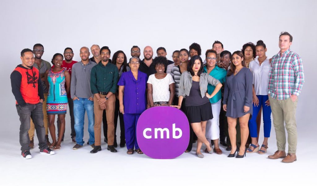 cmb team celebrates copping the title as the “Most successful agency in the region” at the American Advertising Federation-Caribbean Awards 2018.