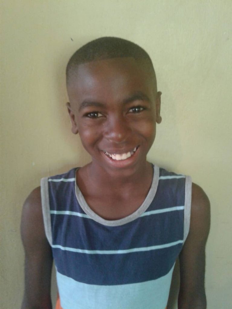 STILL SMILING: 11-year-old Kadell Smart whose hair was cut in several areas by a teacher at his school earlier this week.
