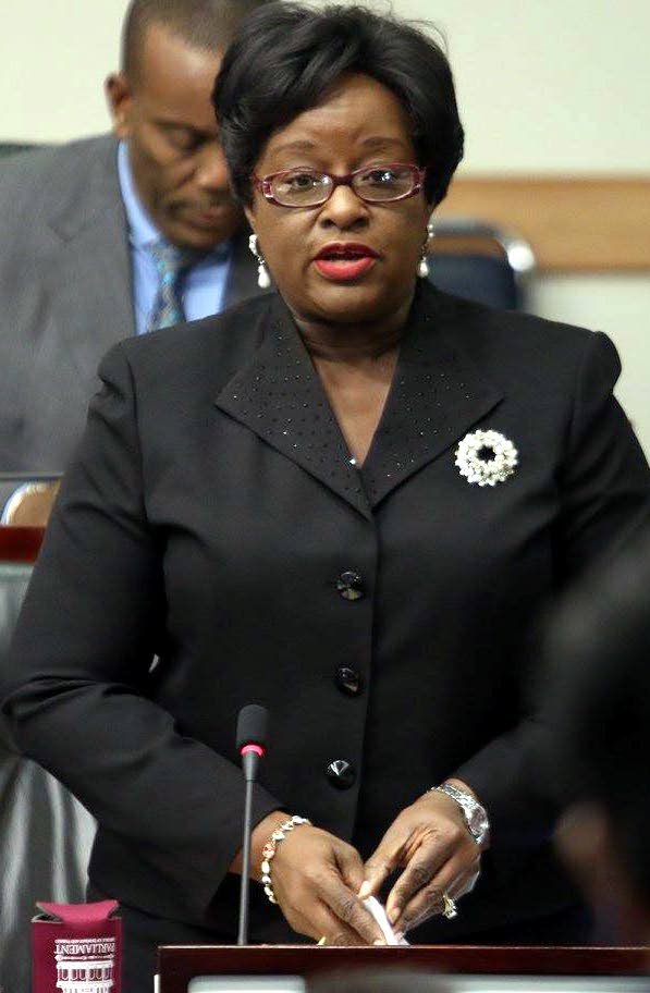 Planning and Development Minister Camille Robinson-Regis