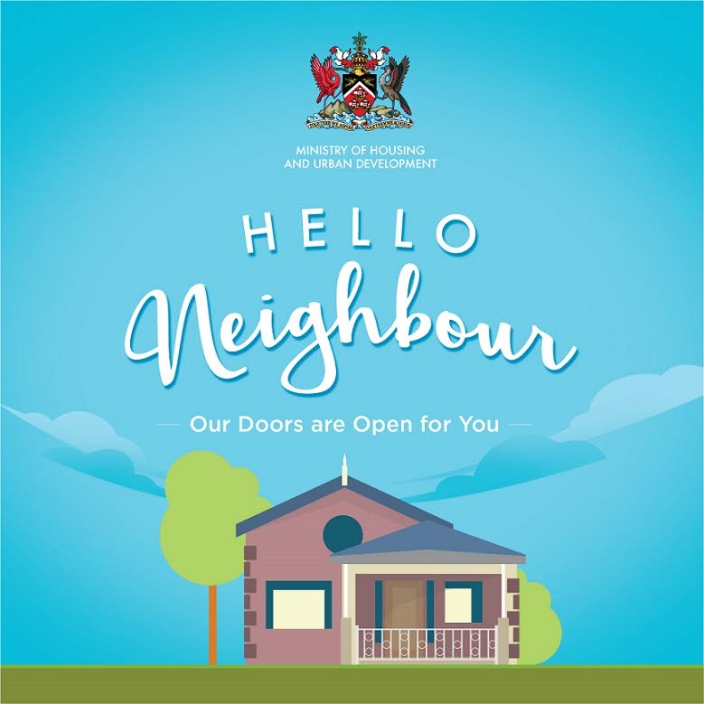 Poster for the Housing Ministry's new public awareness and education campaign, Hello Neighbour
