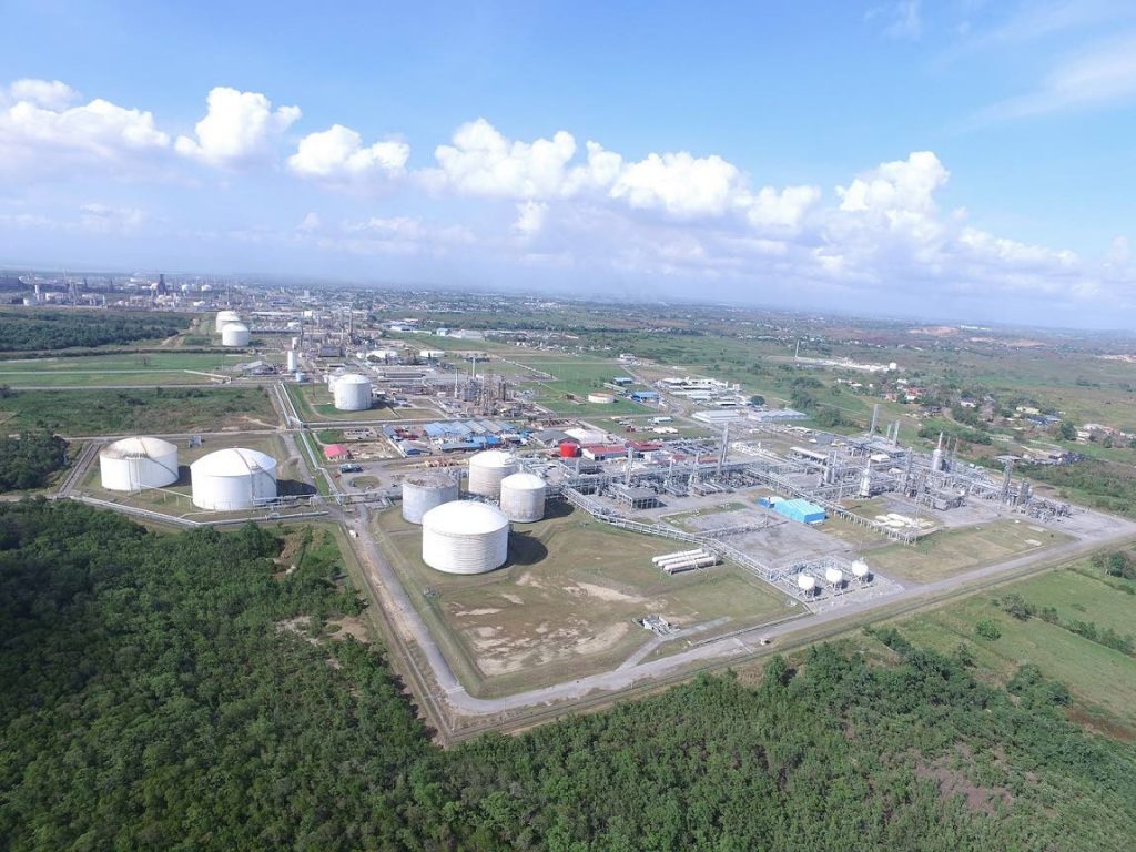 Aerial View of the Point Lisas Industrial Estate, Pt Lisas, Couva. PHOTO COURTESY THE NATIONAL GAS COMPANY OF TT LTD (NGC).