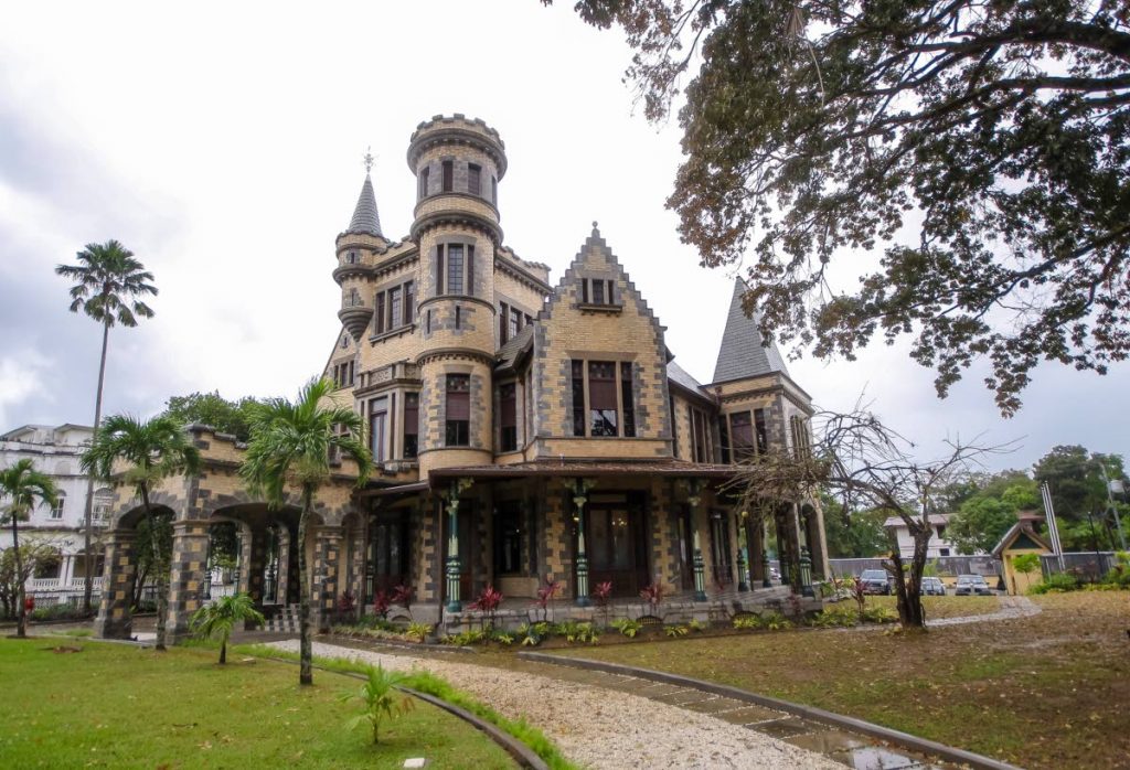 Stollmeyer's Castle, Queen's Park Savannah west, Port of Spain has been completely restored and would be used as an arts and cultural centre. Photo by Jeff K Mayers 