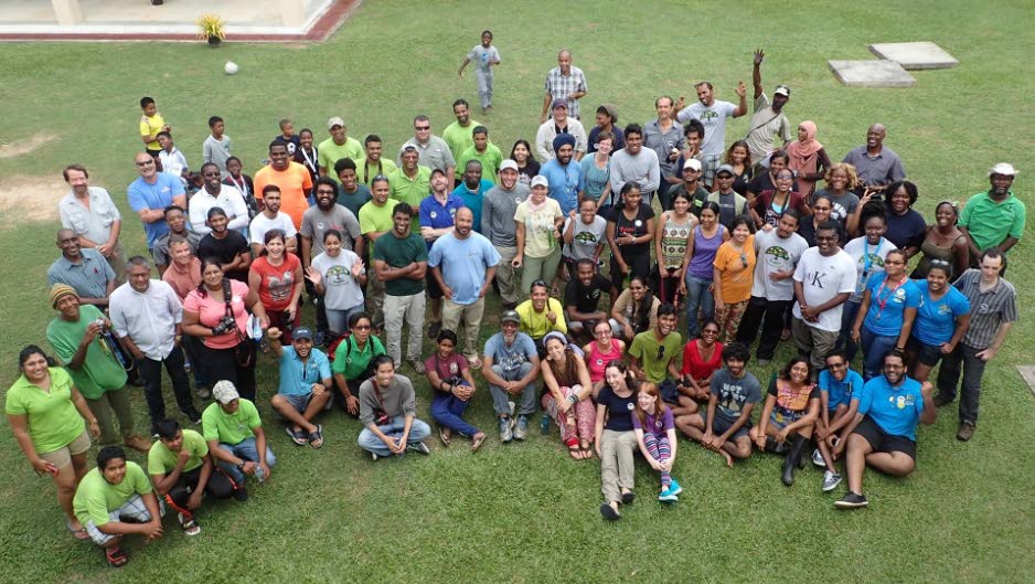 Scientists and volunteers at the 2017 Icacos Bioblitz. A bioblitz is a 24-hour event where scientists, naturalists and the public all come together to collect, identify and record every species of plant and animal in a given area.