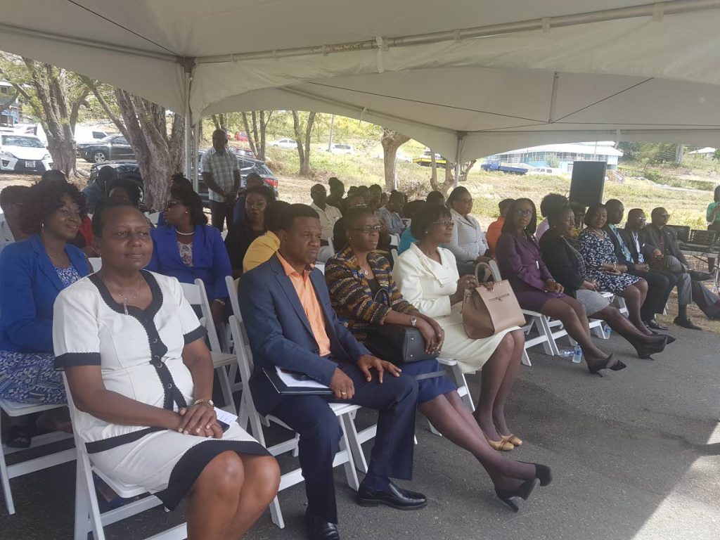Teachers, well-wishers and THA officials- gather for the opening of the Tobago Teachers’ Professional Centre at Mardon House in John Dial on Tuesday.