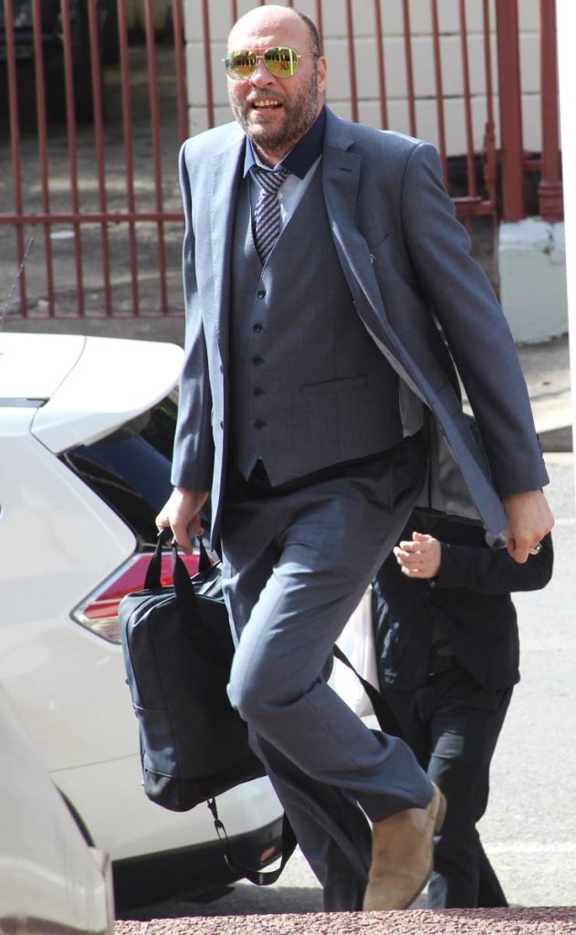 Activist Jason Jones at the Port of Spain High Court in a January 30 file photo.