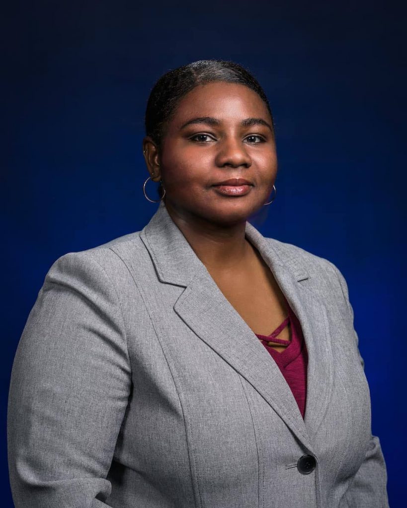 US Fulbright Scholar Narcrisha Norman who will be developing a course for a University of Trinidad and Tobago aviation programme.