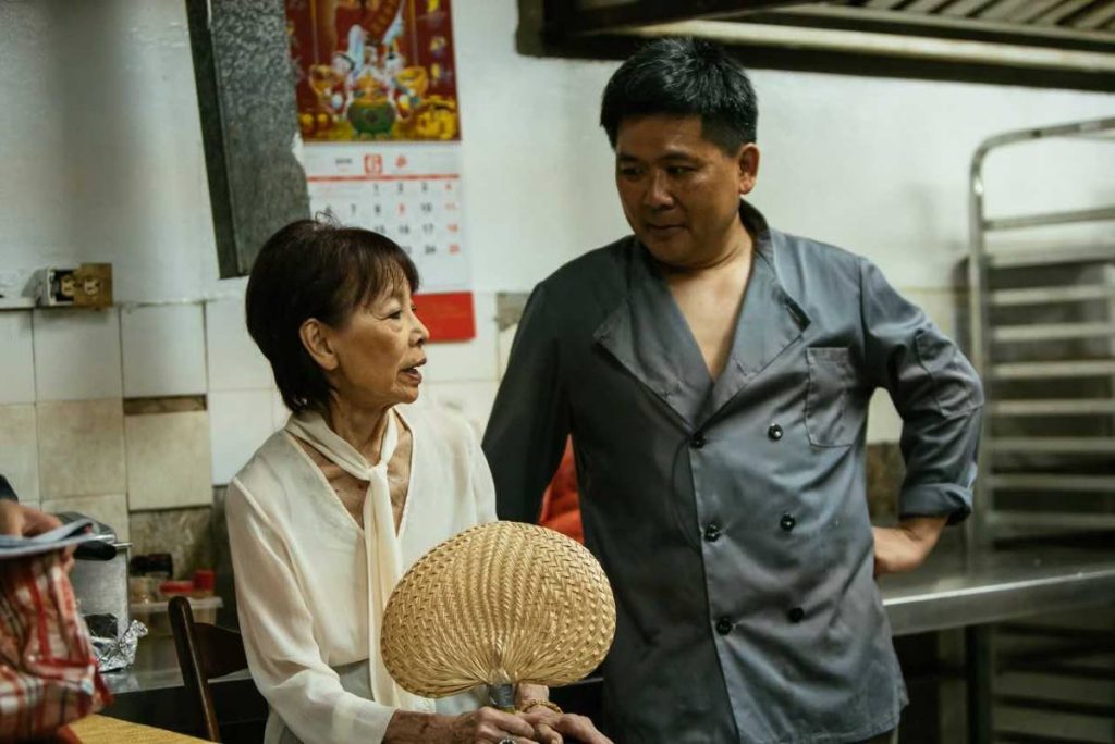 Jacqueline Chan and Godfrey Wei in a scene from Moving Parts.