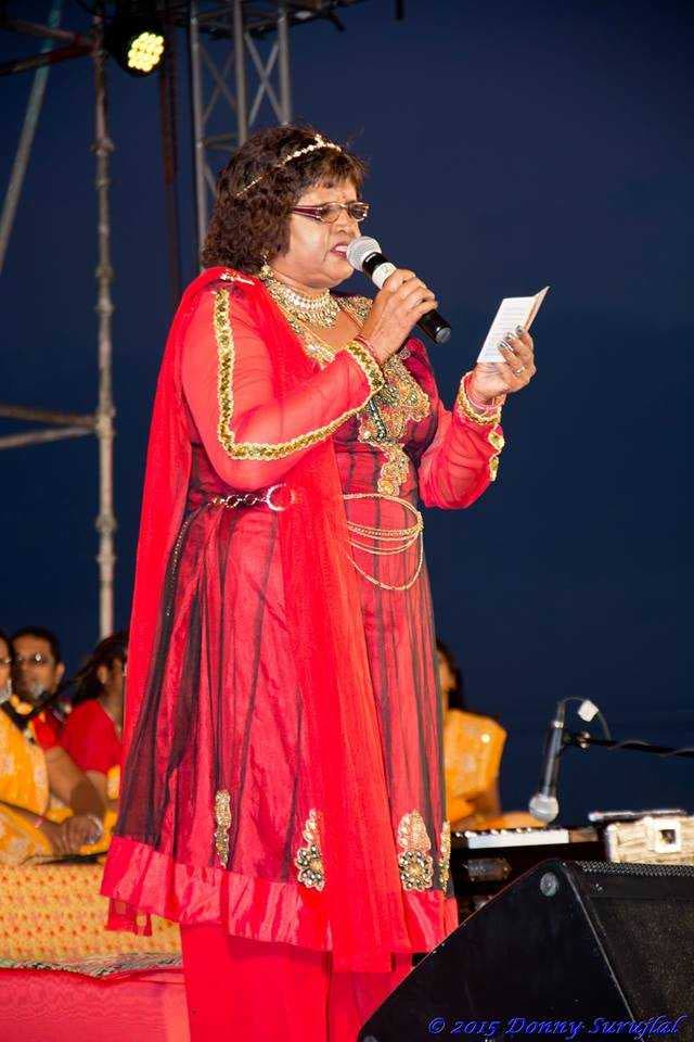 Folk singer Rukmini Beepath.