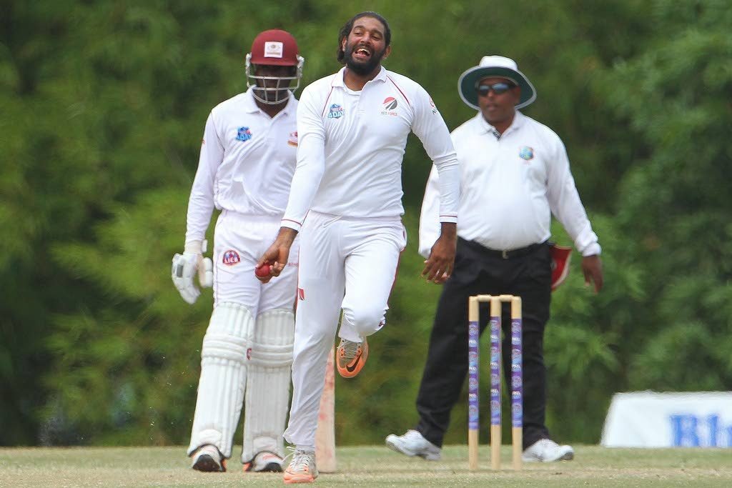 Red Force spinner Imran Khan, centre, has been overlooked again by West Indies selectors.