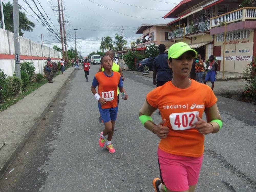Runners take part in a previous edition of the Sweaters 5K and 10K road race in Sangre Grande.