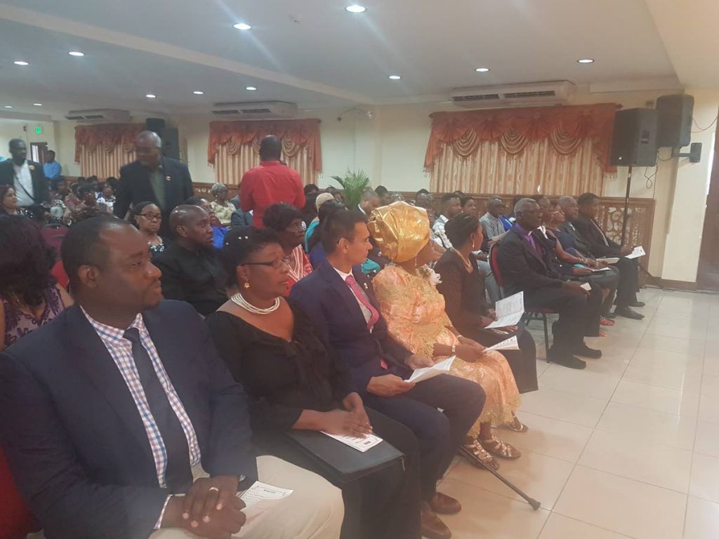 A cross-section of teachers at the 78th Tobago Teachers’ Get-Together held at the Tobago Nutrition and Cooperative Society Building in Canaan on Friday.