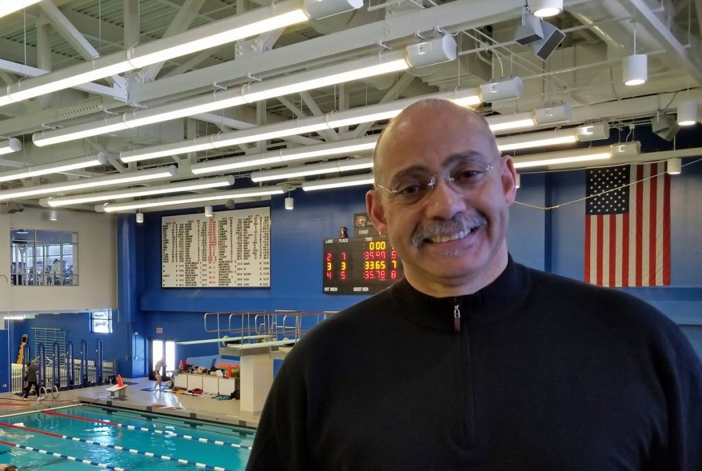 Electrical engineer Dr Andre Cropper is also a swimmer. He got a scholarship in the 1970s through swimming which enabled to attend Howard University.