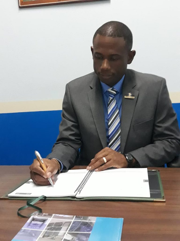Andre Alexander, Branch Manager of the Police Credit Union, Tobago.