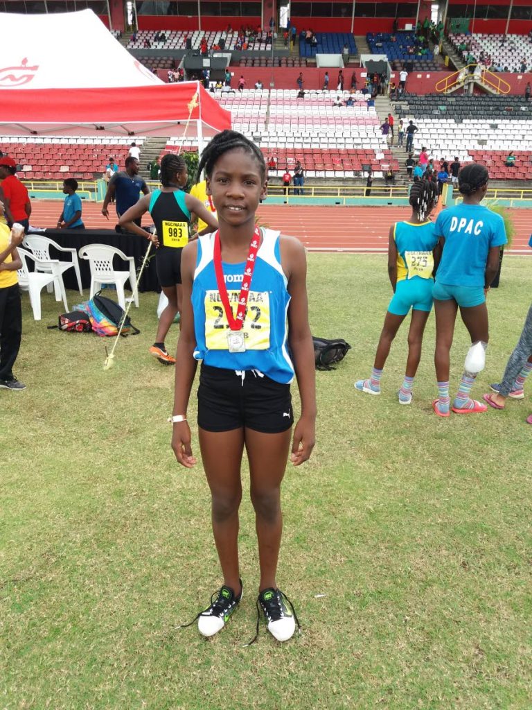 Janae De Gannes, of Zenith, won four gold medals at the National Juvenile Championships, on June 16 and 17, at the Hasely Crawford Stadium, Port of Spain.