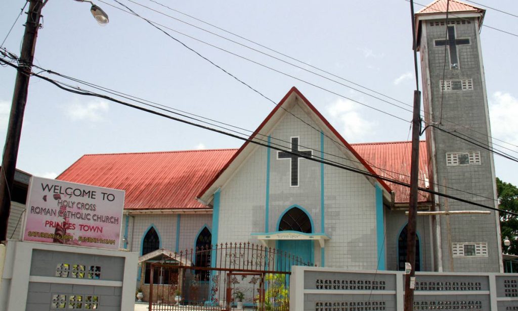 The  Holy Cross RC Church of Princes Town where their Soup Kitchen situated at the back of the church was robbed of their goods and kitchen appliances.
PHOTO BY ANIL RAMPERSAD.
