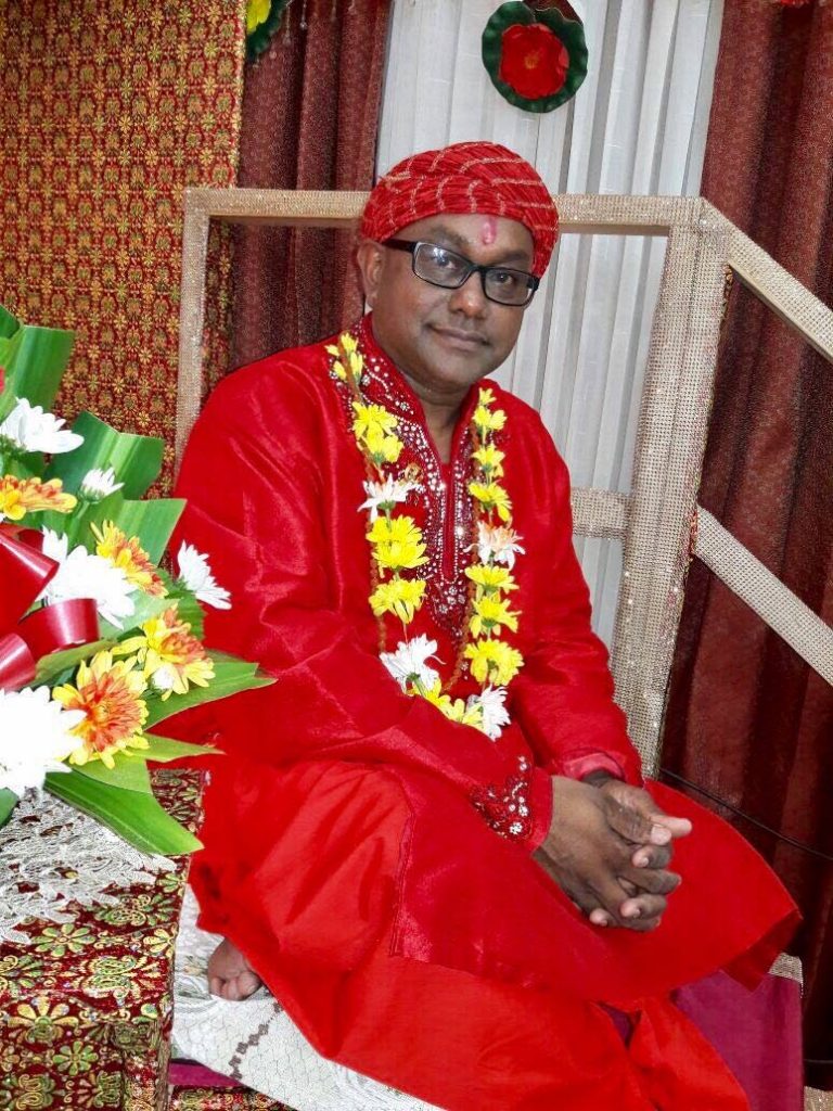 Pundit Satyanand Maharaj, spiritual head of the  Satya Anand Ashram Temple of Truth and Bliss in Aranguez