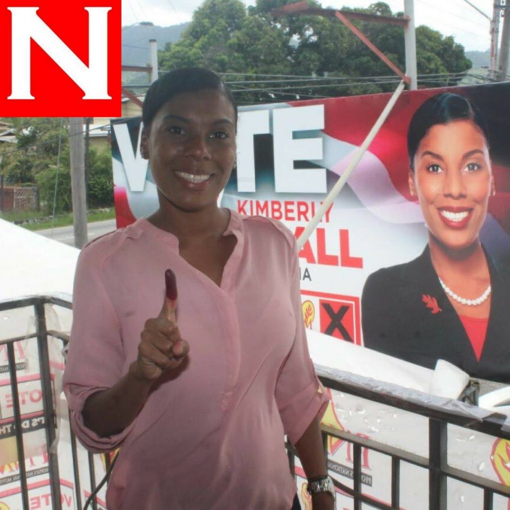 PNM candidate for Barataria Kimberly Small

Photo: Enrique Assoon