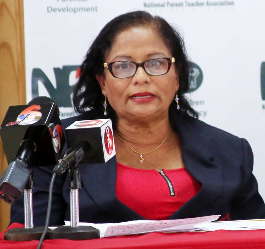 NPTA president Raffiena Ali-Boodoosingh
