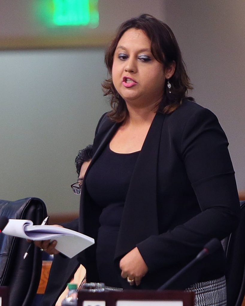 MP for Couva North Ramona Ramdial in the lower house
PHOTO BY AZLAN MOHAMMED
