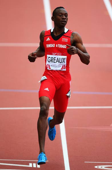 FLASHBACK: TT sprinter Kyle Greaux at the Commonwealth Games earlier this year. 