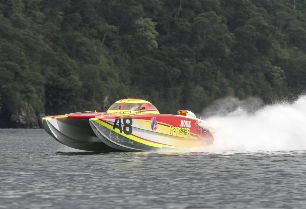 Motul Monster conducts testing recently in Chaguaramas ahead of the TT Great Race which takes off on Saturday at the Foreshore, Port of Spain. PHOTO BY Nicholas Bhajan/CA-images