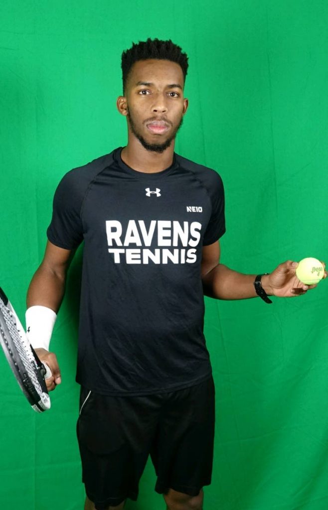 Tennis player Nkrumah Kwame Patrick is currently on a four-year partial scholarship at Franklin Pierce University, New Hampshire.