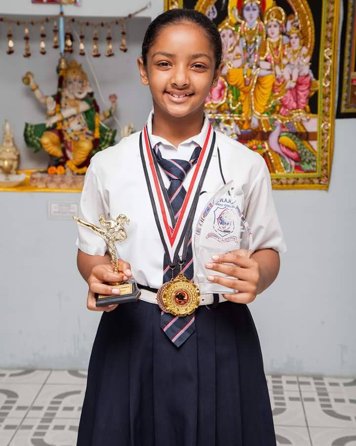 SWAHA Hindu College student Chelsea Winter is a karate champion who dreams of representing TT at the Olympics...and also wants to be a teacher. 