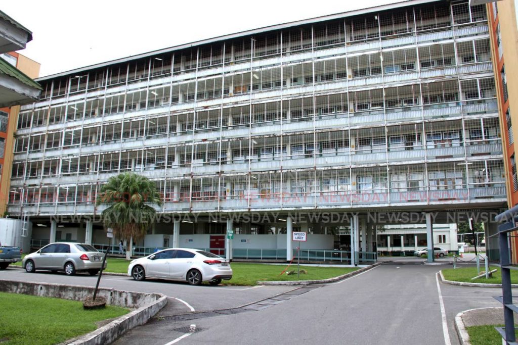 Empty wards: The central block of the Port of Spain General Hospital is now empty after 120 patients were relocated after Tuesday's 6.9 earthquake. PHOTO BY SUREASH CHOLAI